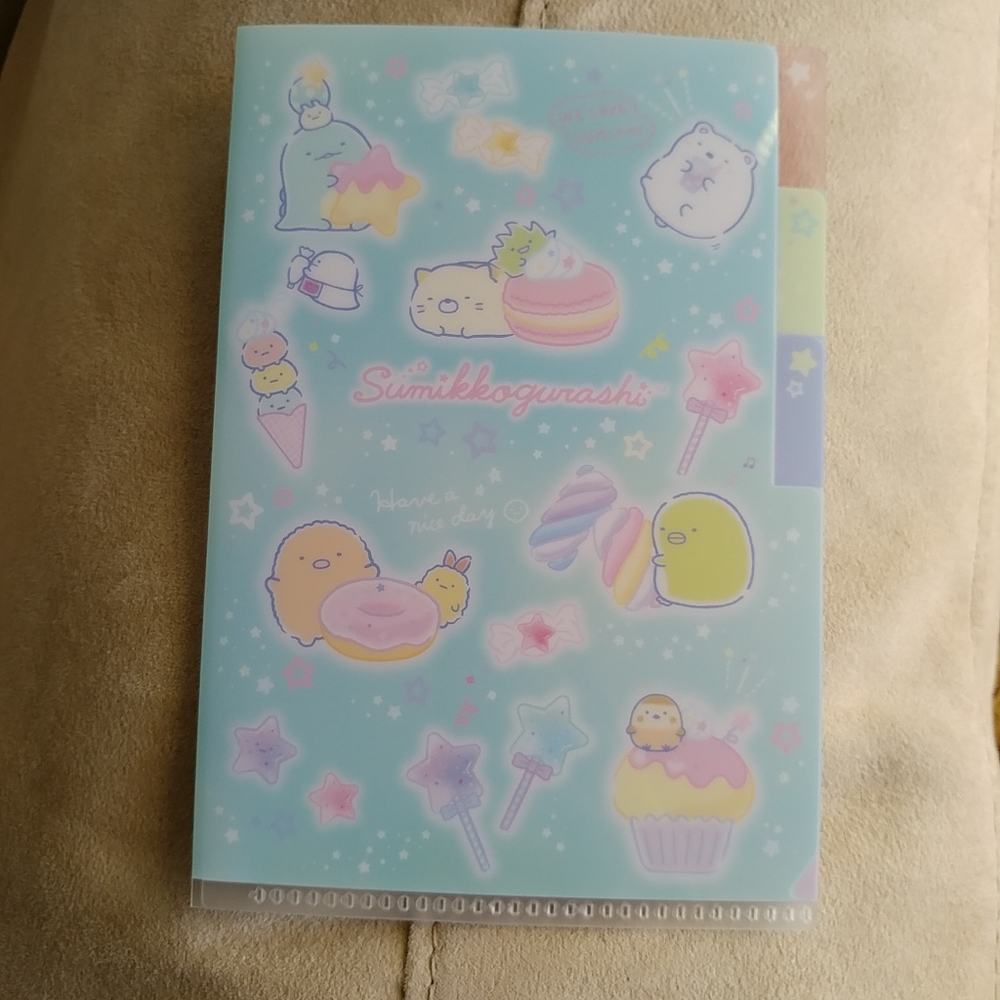 San-X Sumikko Gurashi mini index file folder